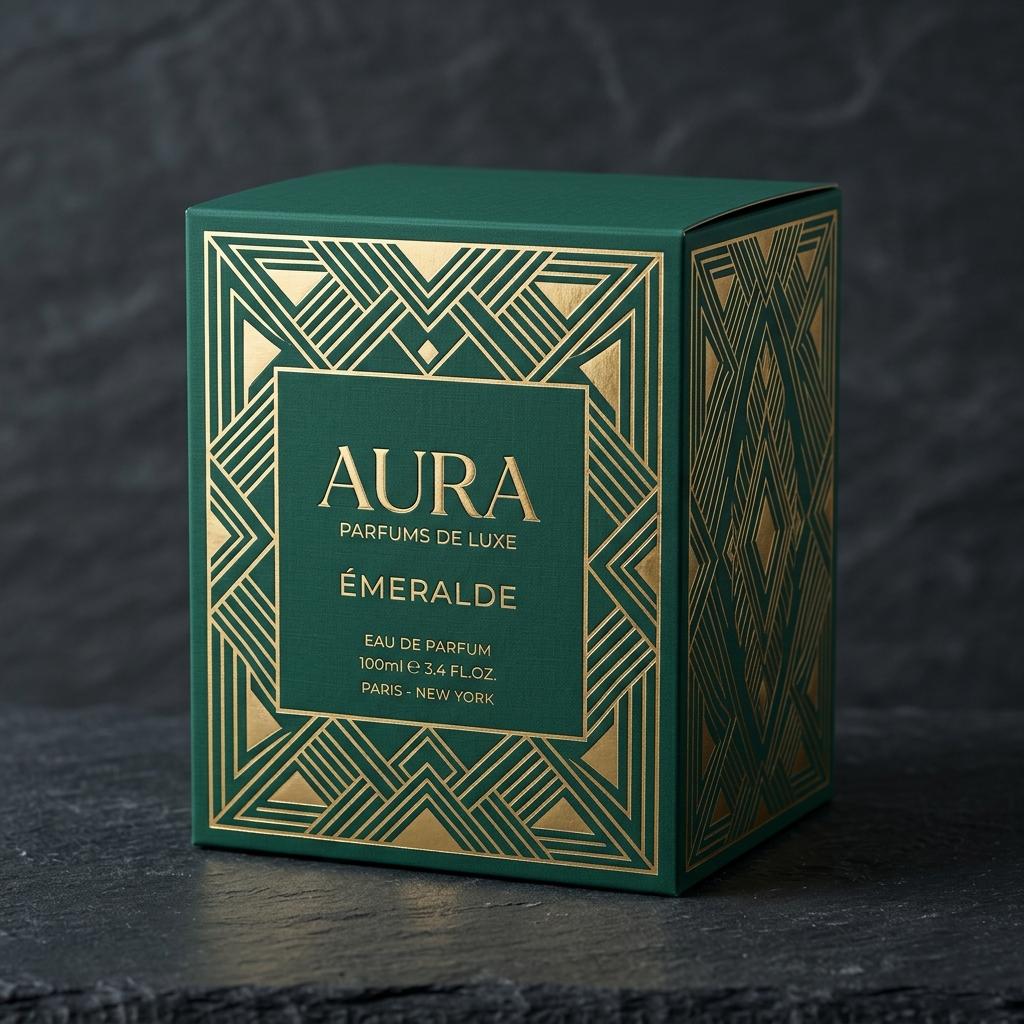 Perfume Luxury Rigid Box Mockup